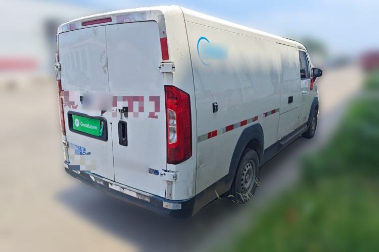 Used Foton Intelligent Blue Elf E7 2023 Pure Electric Van Flat Roof 2 Seats CATL 46.36 kWh Rear Right 45 Deg
