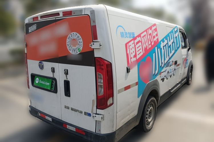 Used Foton Intelligent Blue Elf E7 2023 Pure Electric Van Flat Roof 2 Seats CATL 46.36 kWh Rear Right 45 Deg