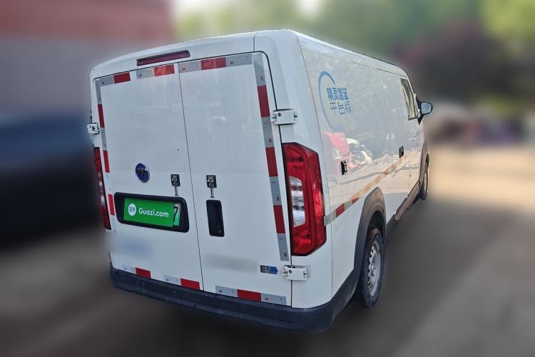 Used Foton Intelligent Blue Elf E7 2023 Pure Electric Van Flat Roof 2 Seats EVE Energy 41.86 kWh Rear Right 45 Deg