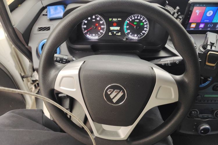 Used Foton Intelligent Blue Elf E7 2023 Pure Electric Van Flat Roof 2 Seats CATL 46.36 kWh Steering Wheel