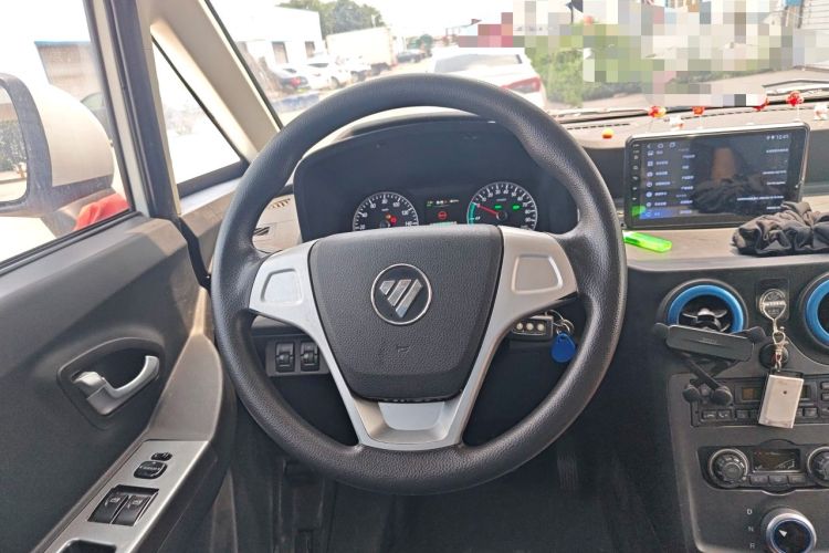 Used Foton Intelligent Blue Elf E7 2023 Pure Electric Van Flat Roof 2 Seats CATL 46.36 kWh Steering Wheel