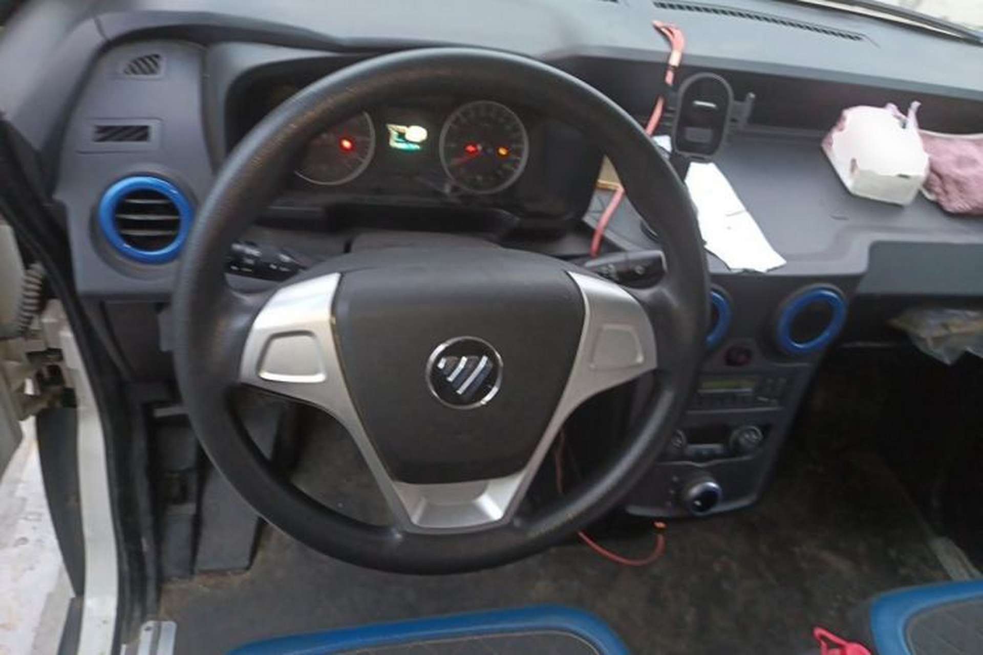 Used Foton Intelligent Blue Elf E7 2023 Pure Electric Van Flat Roof 2 Seats EVE Energy 41.86 kWh Steering Wheel
