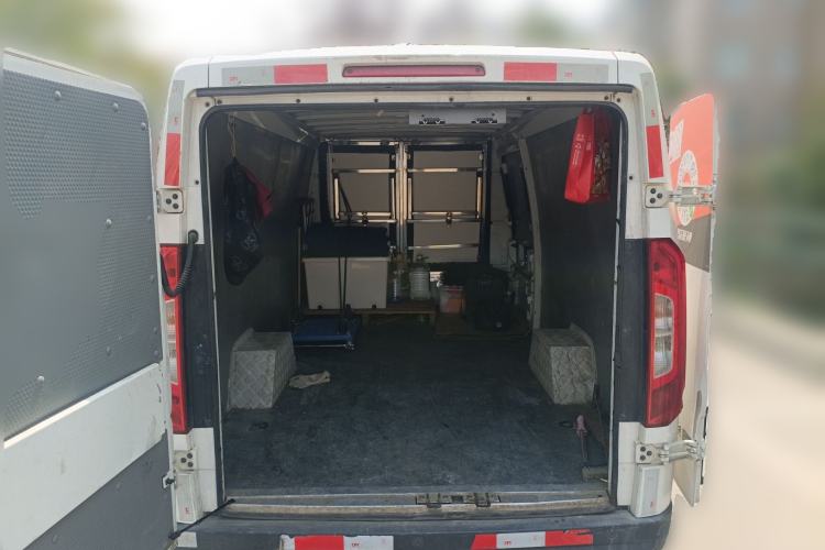 Used Foton Intelligent Blue Elf E7 2023 Pure Electric Van Flat Roof 2 Seats CATL 46.36 kWh Trunk