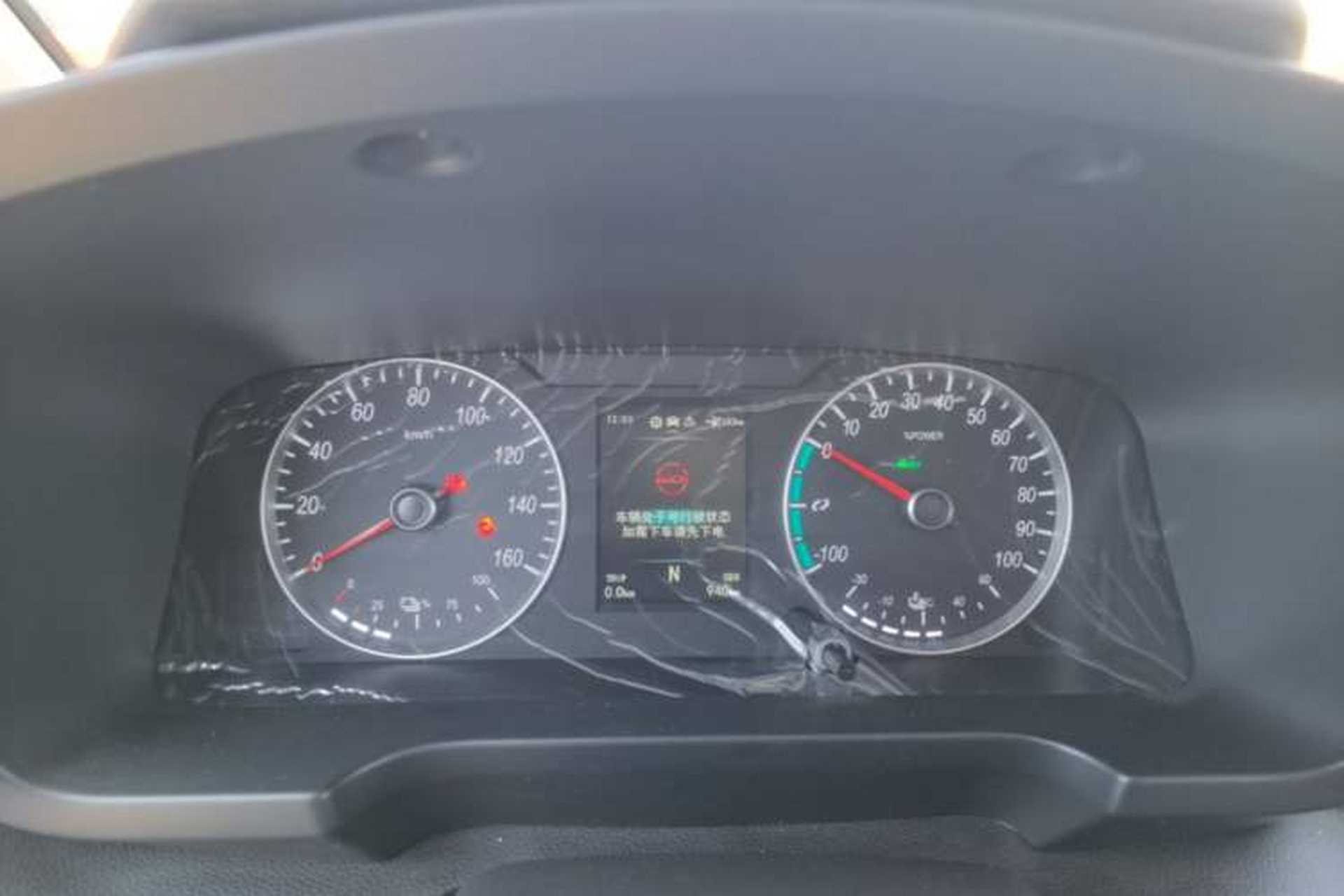 Used Foton Intelligent Blue Elf E7 2024 Facelifted All-Electric Van Flat Roof 2 Seats CATL 38.64 kWh Instrument Cluster
