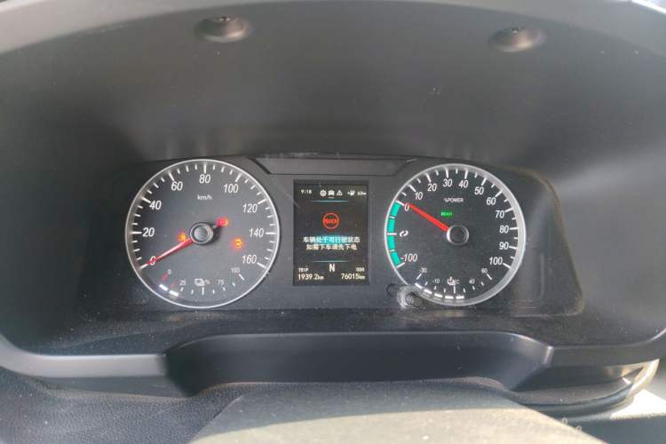 Used Foton Intelligent Blue Elf E7 2024 All-Electric Van Flat Roof 2 Seats EVE Energy 41.86 kWh Instrument Cluster