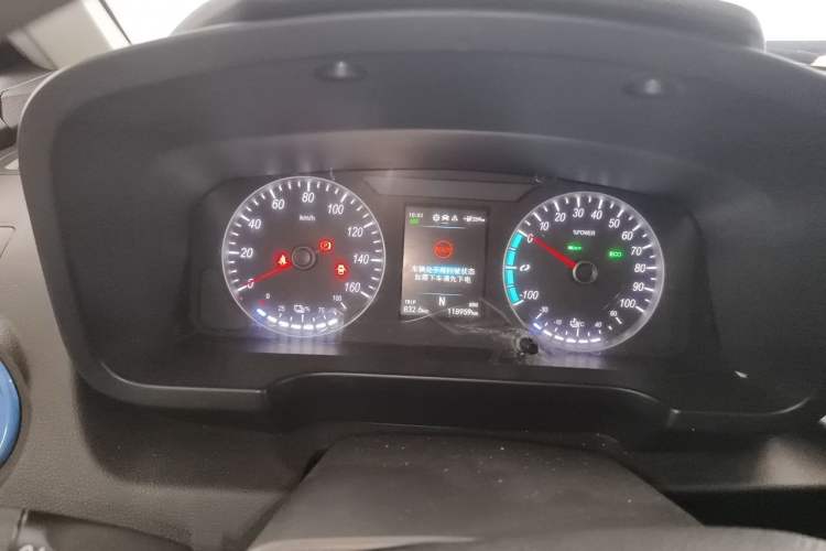 Used Foton Intelligent Blue Elf E7 2024 All-Electric Van Flat Roof 2 Seats CATL 46.36 kWh Instrument Cluster