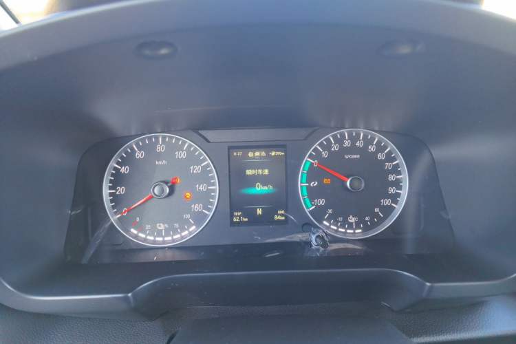Used Foton Intelligent Blue Elf E7 2024 Facelifted All-Electric Van Flat Roof 2 Seats Evey Lithium Energy 41.86 kWh Instrument Cluster