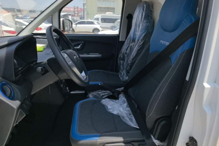Used Foton Intelligent Blue Elf E7 2024 Facelifted All-Electric Van Flat Roof 2 Seats CATL 38.64 kWh Left Rear Seat