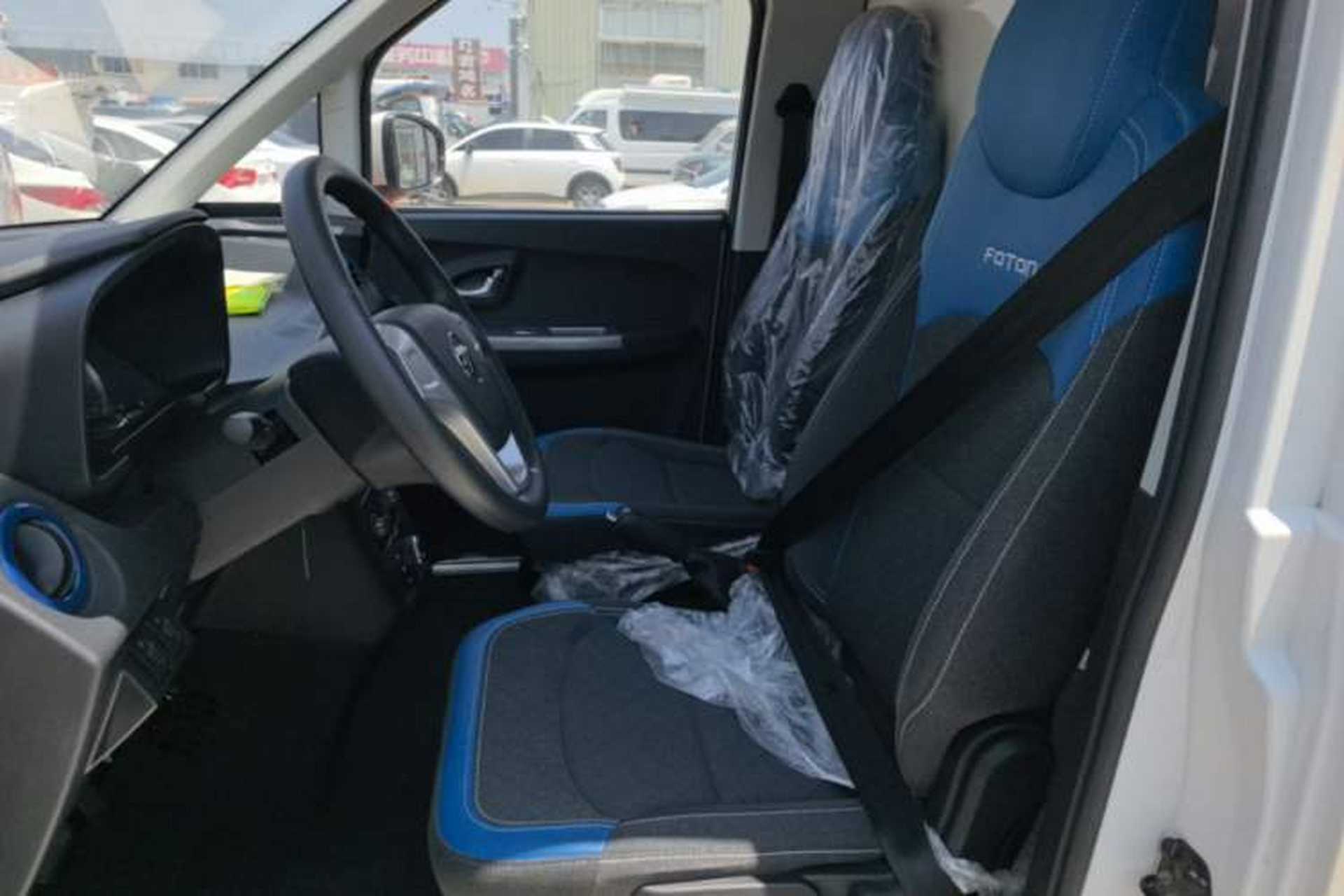 Used Foton Intelligent Blue Elf E7 2024 Facelifted All-Electric Van Flat Roof 2 Seats CATL 38.64 kWh Left Rear Seat