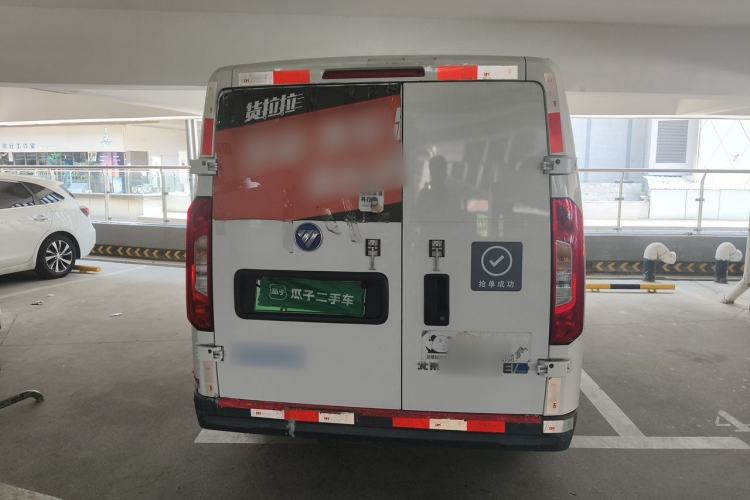 Used Foton Intelligent Blue Elf E7 2024 All-Electric Van Flat Roof 2 Seats CATL 46.36 kWh Rear