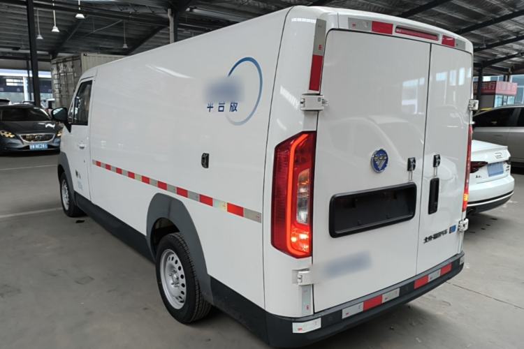Used Foton Intelligent Blue Elf E7 2024 Facelifted All-Electric Van Flat Roof 2 Seats Evey Lithium Energy 41.86 kWh Rear Left 45 Deg