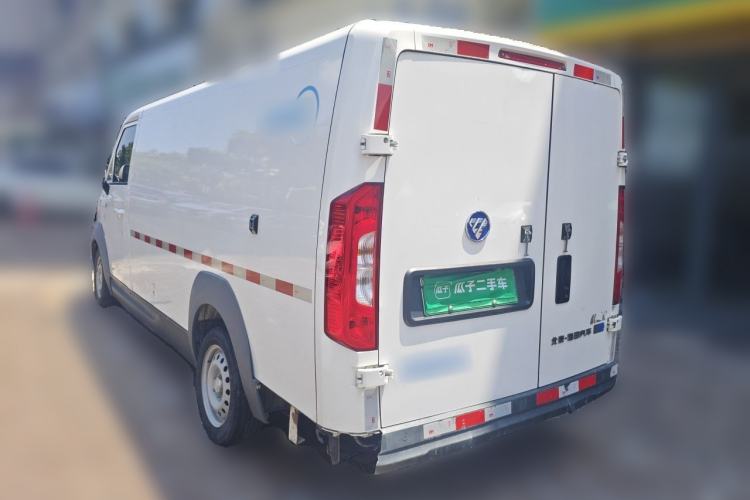 Used Foton Intelligent Blue Elf E7 2024 All-Electric Van Flat Roof 2 Seats CATL 46.36 kWh Rear Left 45 Deg