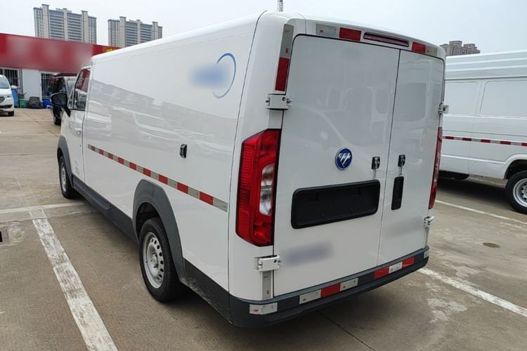Used Foton Intelligent Blue Elf E7 2024 Facelifted All-Electric Van Flat Roof 2 Seats CATL 46.36 kWh Rear Left 45 Deg