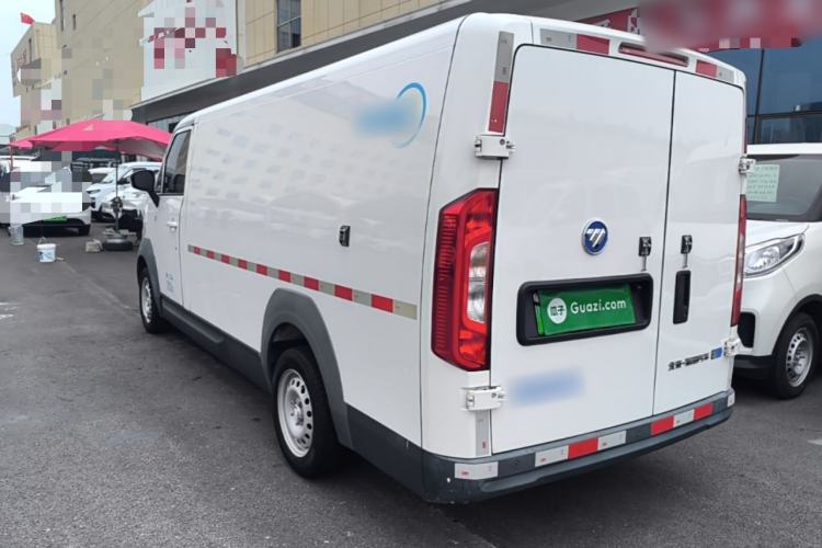 Used Foton Intelligent Blue Elf E7 2024 All-Electric Van Flat Roof 2 Seats CATL 46.36 kWh Rear Left 45 Deg