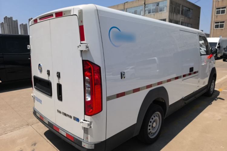 Used Foton Intelligent Blue Elf E7 2024 Facelifted All-Electric Van Flat Roof 2 Seats CATL 38.64 kWh Rear Right 45 Deg