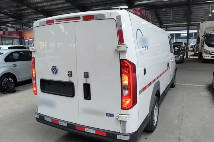 Used Foton Intelligent Blue Elf E7 2024 Facelifted All-Electric Van Flat Roof 2 Seats Evey Lithium Energy 41.86 kWh Rear Right 45 Deg