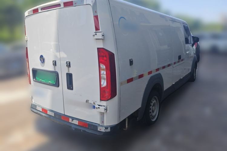 Used Foton Intelligent Blue Elf E7 2024 All-Electric Van Flat Roof 2 Seats CATL 46.36 kWh Rear Right 45 Deg