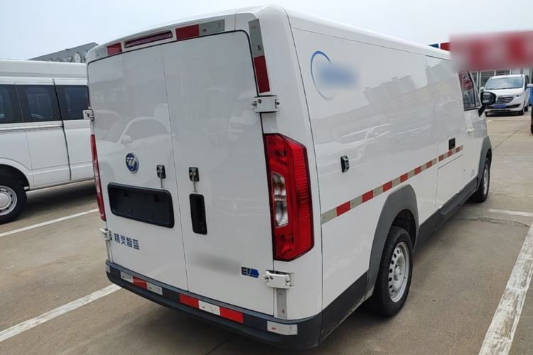 Used Foton Intelligent Blue Elf E7 2024 Facelifted All-Electric Van Flat Roof 2 Seats CATL 46.36 kWh Rear Right 45 Deg