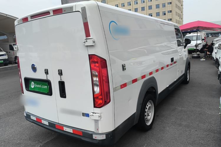 Used Foton Intelligent Blue Elf E7 2024 All-Electric Van Flat Roof 2 Seats CATL 46.36 kWh Rear Right 45 Deg