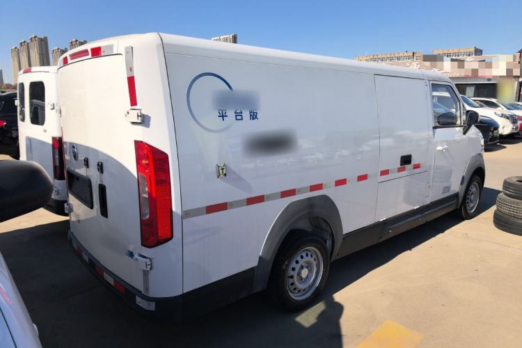 Used Foton Intelligent Blue Elf E7 2024 Facelifted All-Electric Van Flat Roof 2 Seats Evey Lithium Energy 41.86 kWh Rear Right 45 Deg