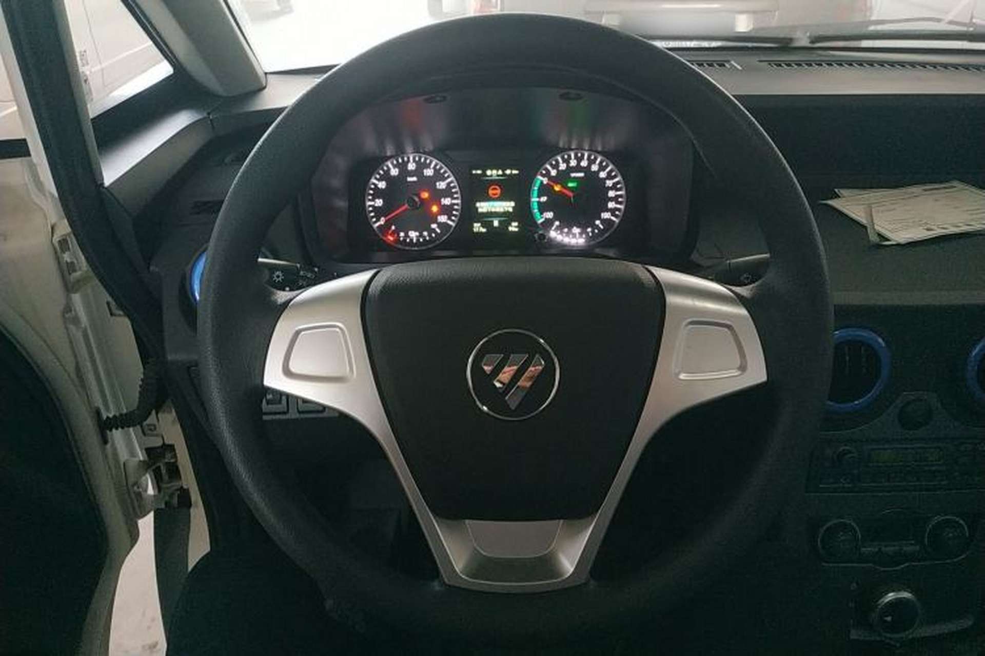 Used Foton Intelligent Blue Elf E7 2024 Facelifted All-Electric Van Flat Roof 2 Seats Evey Lithium Energy 41.86 kWh Steering Wheel