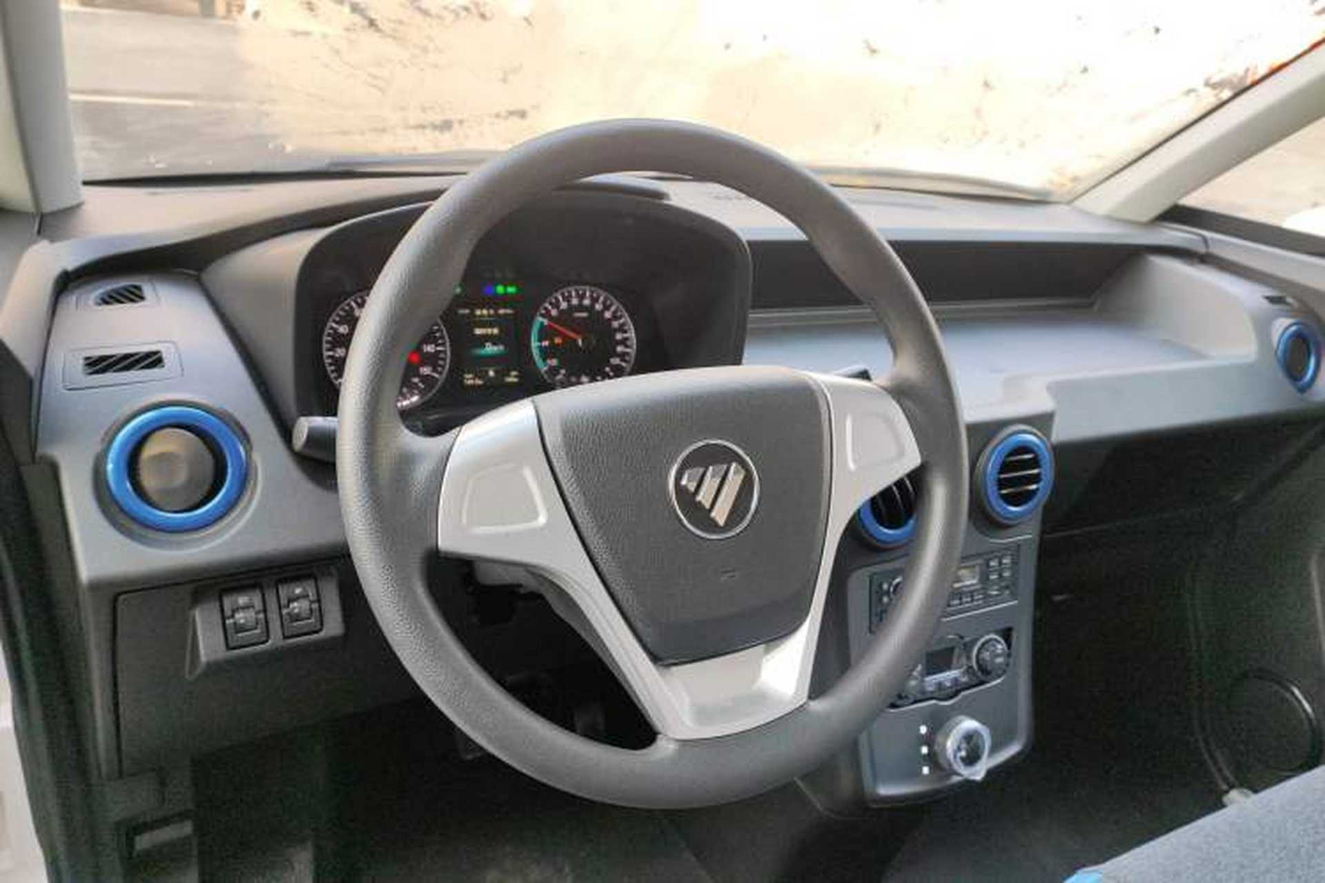 Used Foton Intelligent Blue Elf E7 2024 Facelifted All-Electric Van Flat Roof 2 Seats Evey Lithium Energy 41.86 kWh Steering Wheel