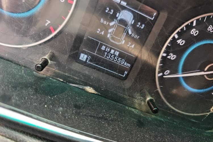 Used Foton Jiatu im6 2017 1.5L Smart Enjoyment Model Odometer Close Up