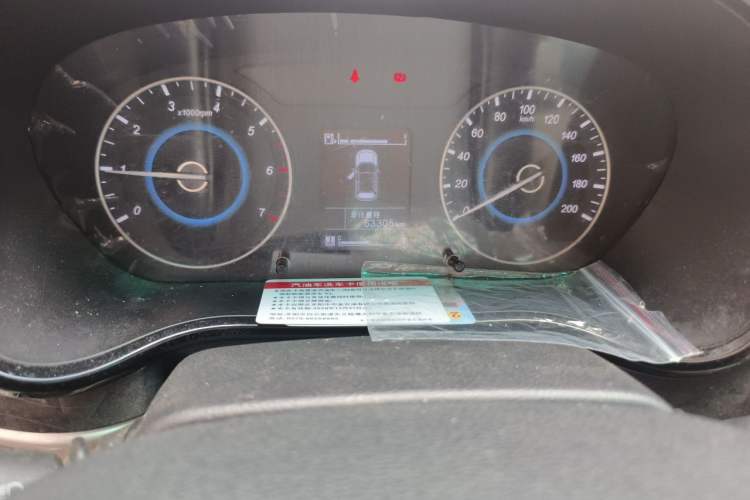 Used Foton Jiatu im6 2017 1.5L Zhiyue Model Odometer Close Up