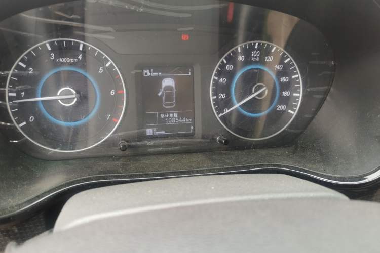 Used Foton Jiatu im8 2017 1.5L Zhishang Model Odometer Close Up