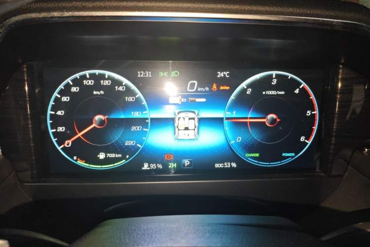Used Foton Mars 2023 Mars 7 2.0T Diesel Automatic 4x4 Long-Wheelbase Luxury Model Instrument Cluster
