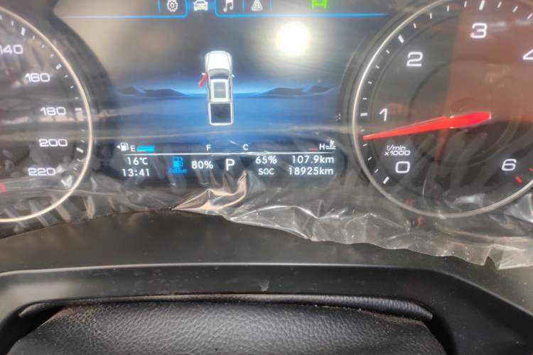 Used Foton Mars 2023 Mars 7 2.0T Diesel Automatic 4x4 Long-Wheelbase Elite Model Odometer Close Up