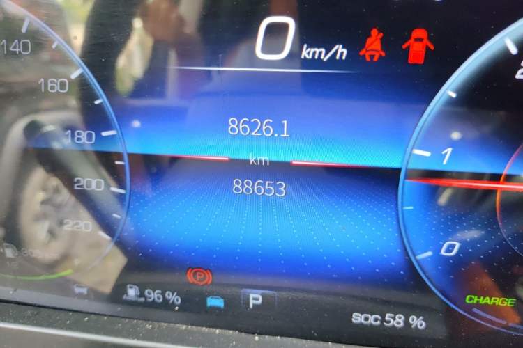 Used Foton Mars 2023 Mars 9 2.0T Diesel Automatic 4x4 Standard Wheelbase Supreme Model Odometer Close Up