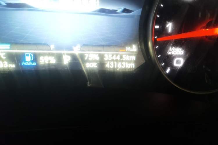 Used Foton Mars 2024 Mars 7 2.0T Diesel Automatic 4x4 Long-Wheelbase Enjoyment Model Odometer Close Up