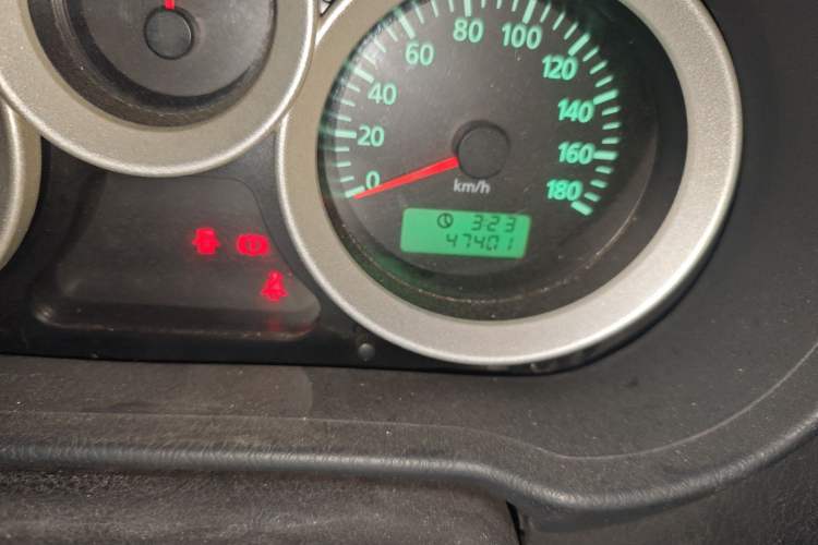 Used Foton MP-X E  Odometer Close Up