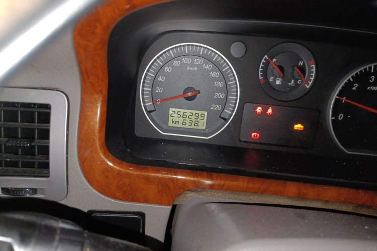 Used Foton MP-X E  Odometer Close Up