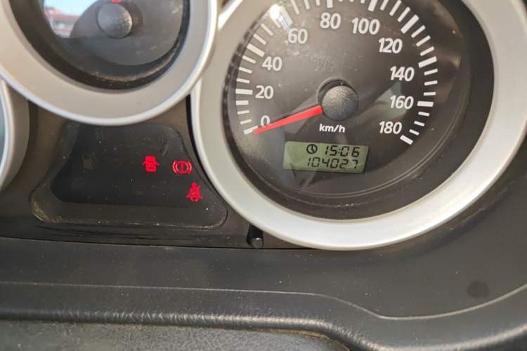 Used Foton MP-X E 2016 2.0L Commercial Version 4G63 Odometer Close Up