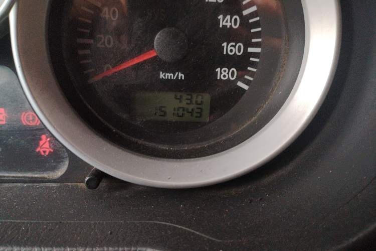 Used Foton MP-X E 2016 2.0L Express Edition 4G63 Odometer Close Up