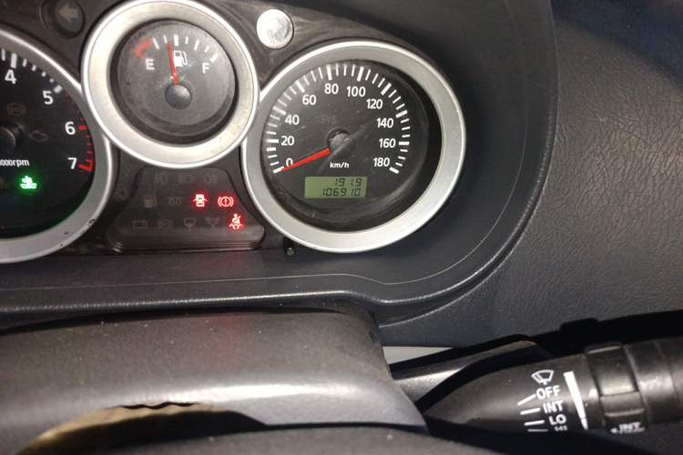 Used Foton MP-X E 2017 2.0L New Express Long Wheelbase 4Q20M Odometer Close Up