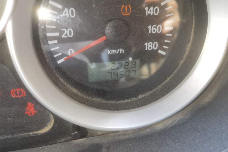 Used Foton MP-X E 2017 2.0L New Express Long Wheelbase 4Q20M Odometer Close Up