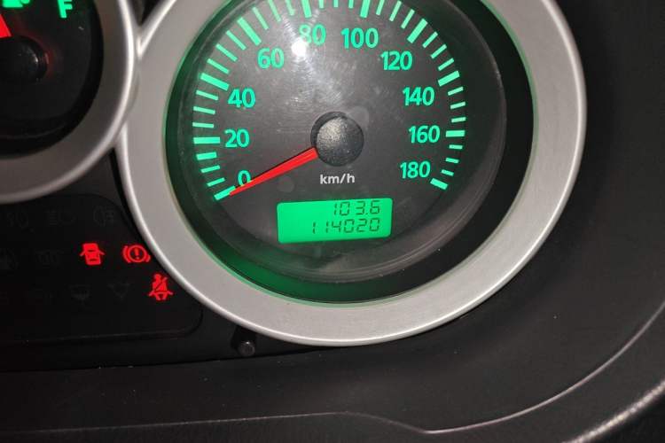 Used Foton MP-X E  Odometer Close Up