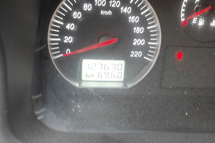 Used Foton MP-X E  Odometer Close Up