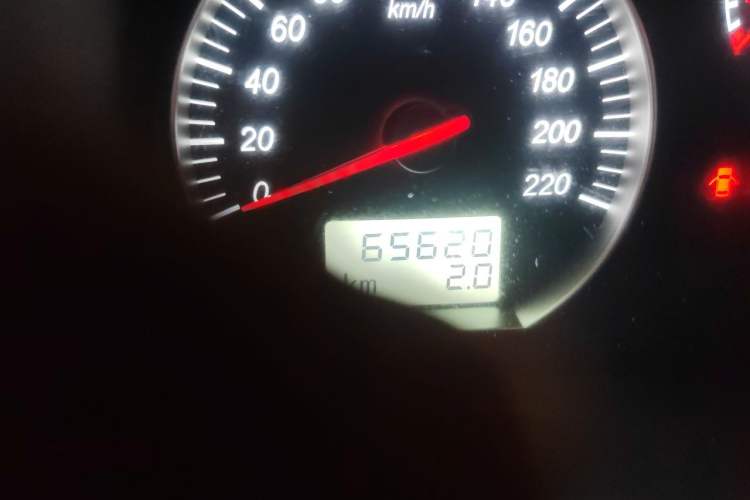 Used Foton MP-X E  Odometer Close Up