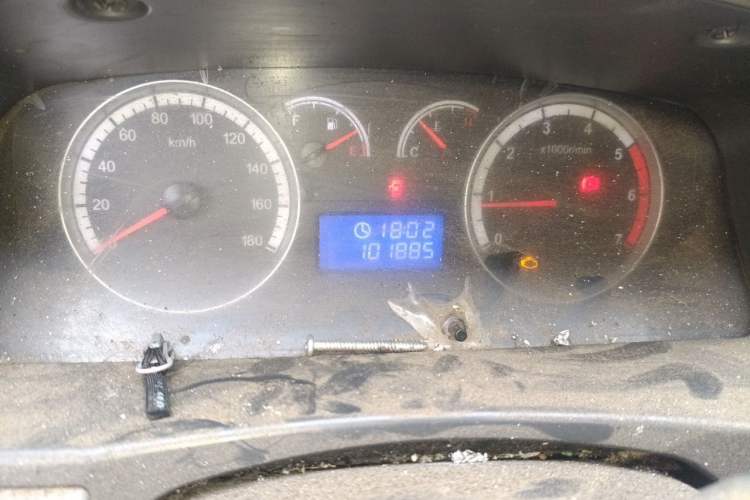 Used Foton MP-X S  Odometer Close Up