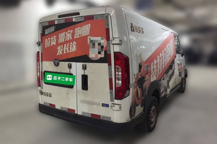 Used Foton Qianduoduo 2024 Box-Type Van Flat Roof 2 Seats EVE Energy 41.86 kWh Rear Right 45 Deg