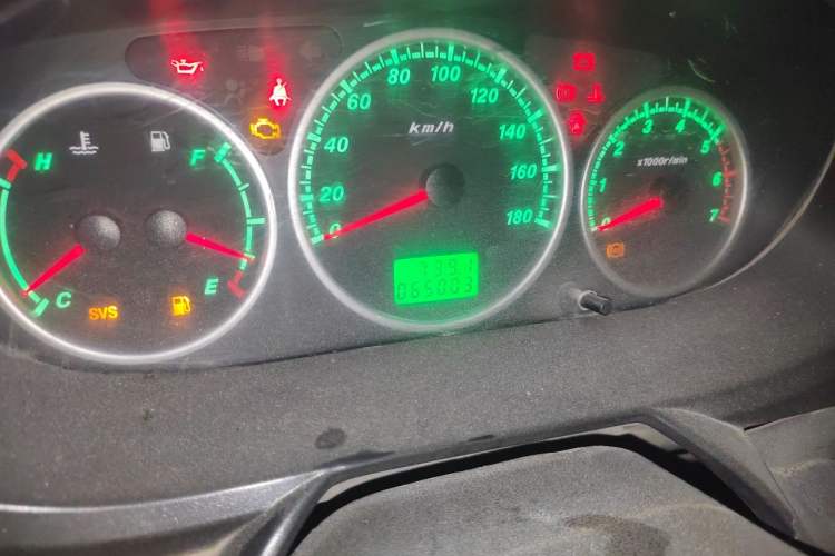 Used Foton Scenic 2012 2.0L Express Classic Long-Wheelbase Version 486EQV4 Odometer Close Up