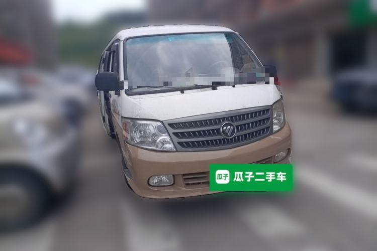 Used Foton Scenic 2014 2.5T Express Classic Long-Wheelbase Low-Roof Model 4J25TC Front Right 45 Deg