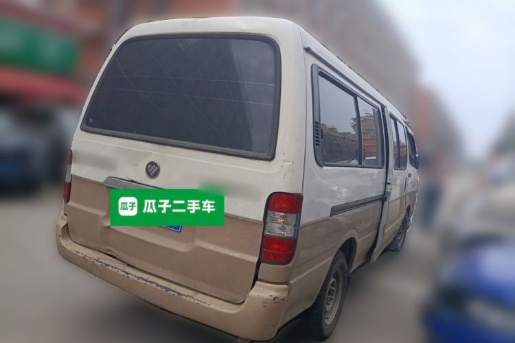 Used Foton Scenic 2014 2.5T Express Classic Long-Wheelbase Low-Roof Model 4J25TC Rear Right 45 Deg