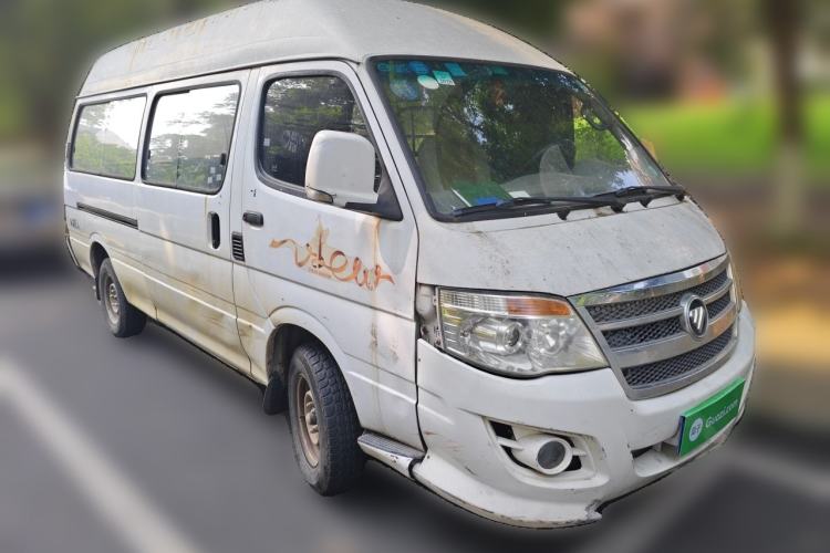 Used Foton Scenic 2014 2.5T Express Classic Long-Wheelbase High-Roof Version with 4J25TC Engine Front Right 45 Deg