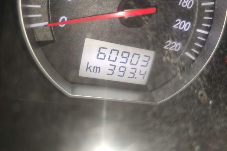 Used Foton Scenic G5 2019 2.0L New Express 2-Seater 1TZ Odometer Close Up