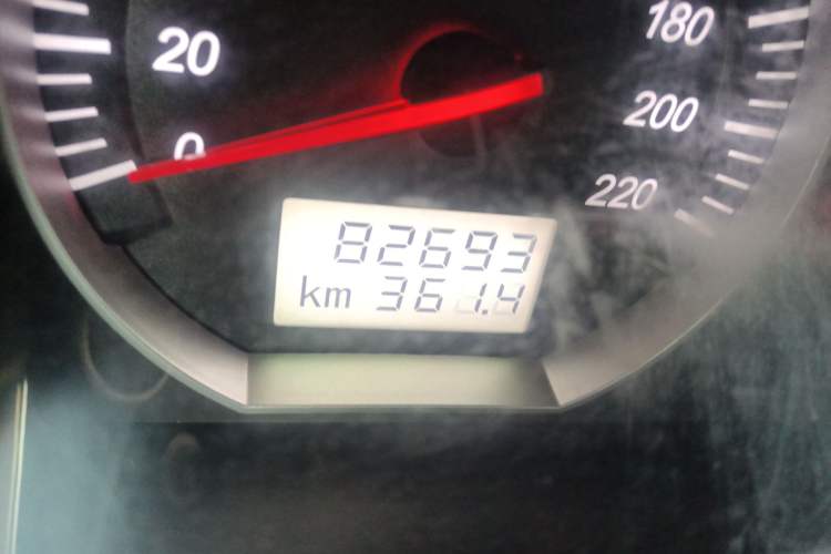 Used Foton Scenic G5 2019 2.0L New Express 6-Seater 1TZ Odometer Close Up